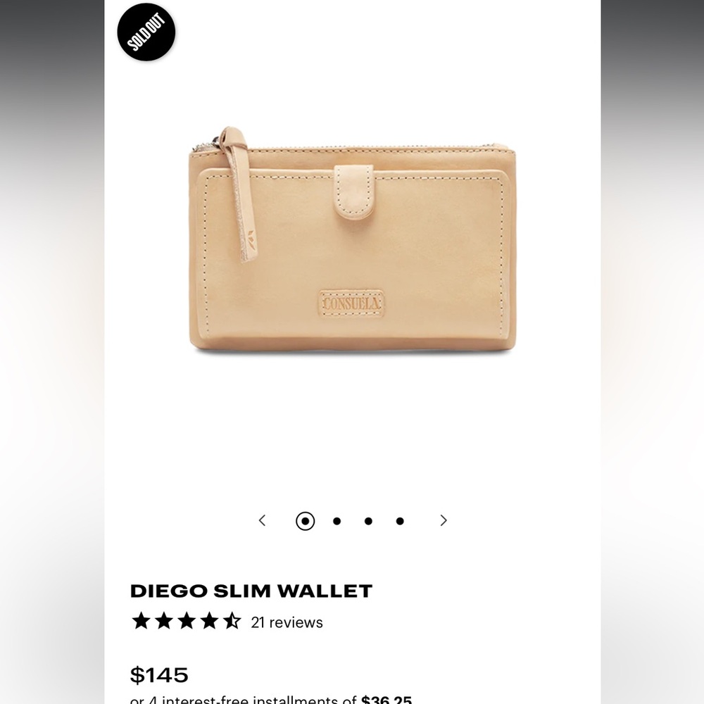 Diego Slim Wallet (Sold Out Online)